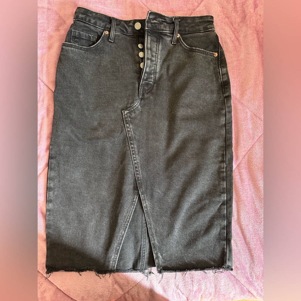 Midi skirt black size 6